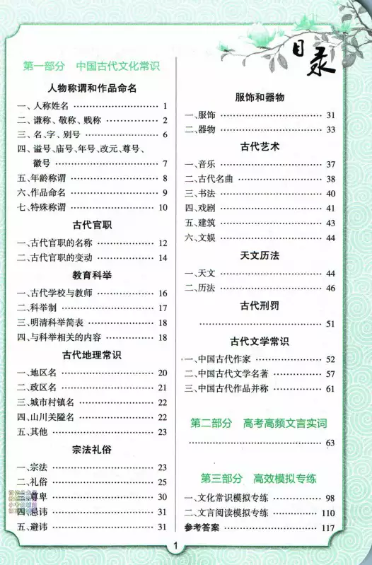 [s1368]晨读晚练高考古代文化常识(pdf电子版)